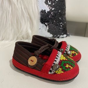 Unisex baby shoes multicolour size 1-3 months